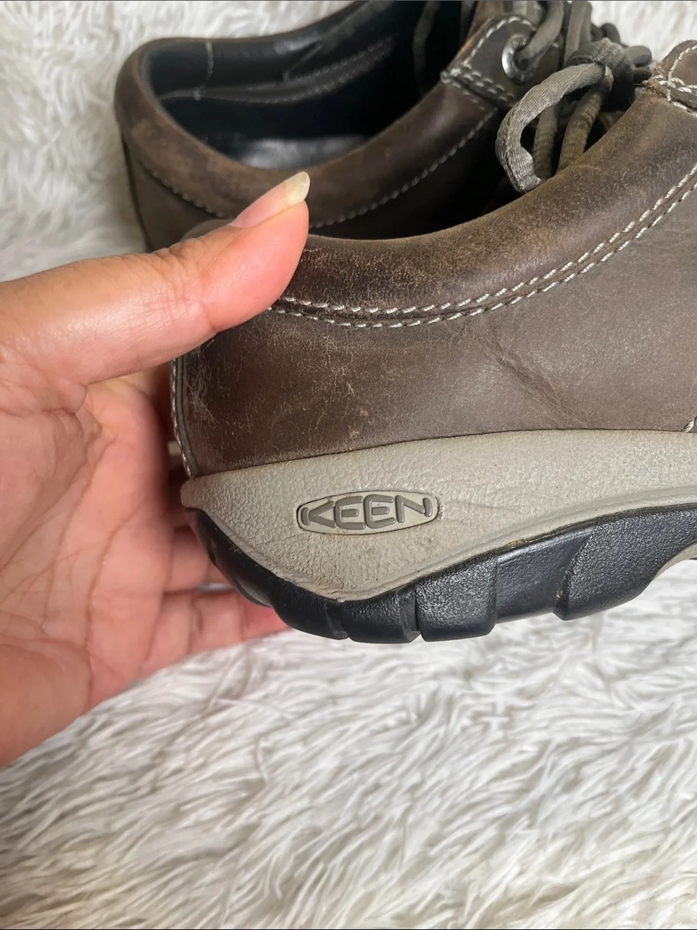 Keen Brown and Black Men's Casual Slip-On Sneakers